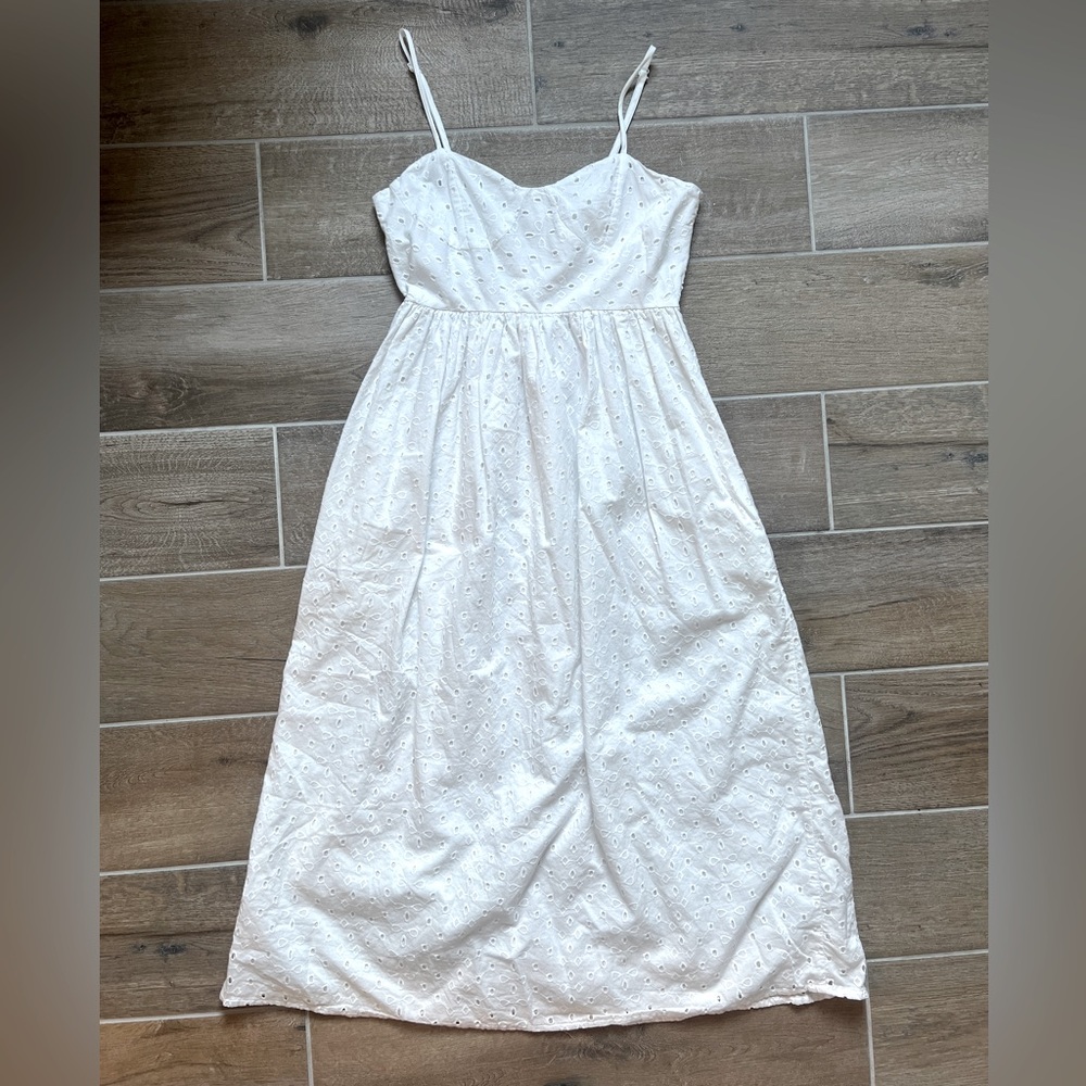 a new day White Eyelet Sun Dress Women’s XS